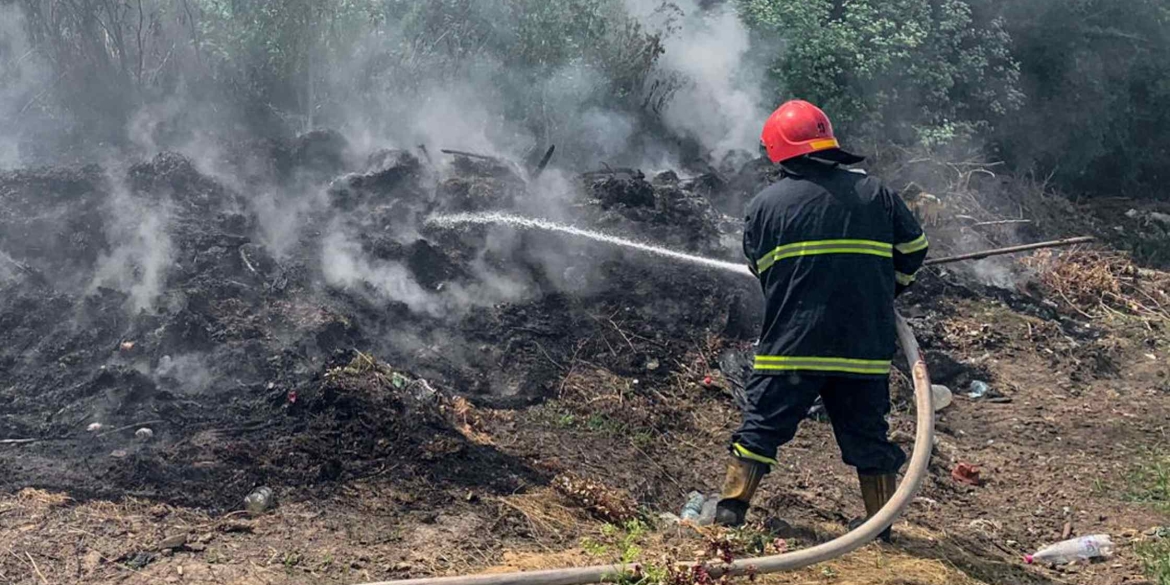 На Вінниччині горіли господарські будівлі, сіно та сухостої
