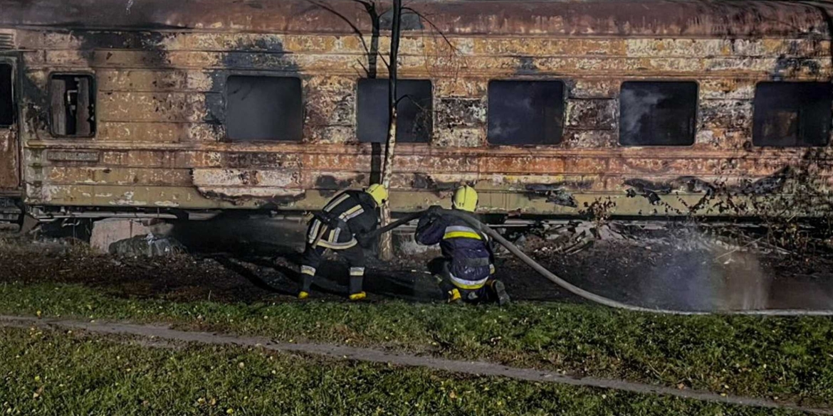 На Вінниччині горіли комбайн, вантажівка та металевий вагон