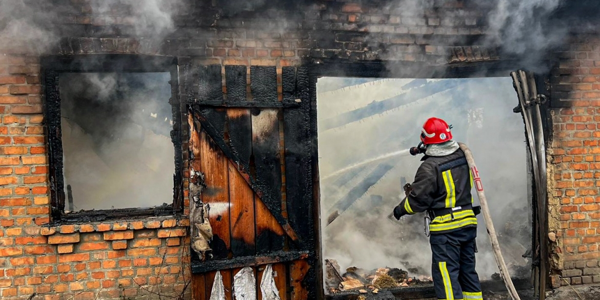 На Вінниччині горіли житлові й господарі будівлі 