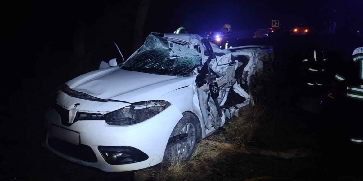 На Вінниччині вантажне Renault підім'яло легковик тієї ж марки - водій загинув 