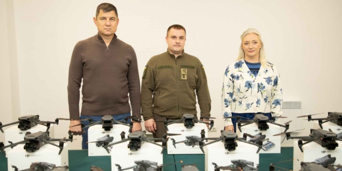 На Вінниччині військовим передали необхідне обладнання - 20 квадрокоптерів