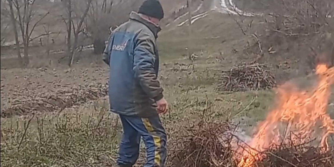 На Вінниччині зафіксували факт самовільного спалювання рослинності