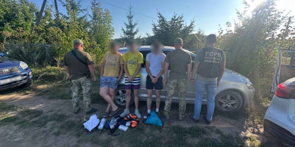 На Вінниччині затримали трьох плавців - порушників державного кордону