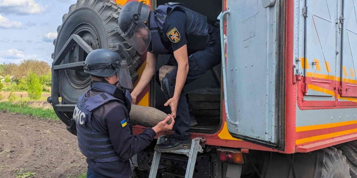 На Вінниччині знищили 150-міліметровий артилерійський снаряд