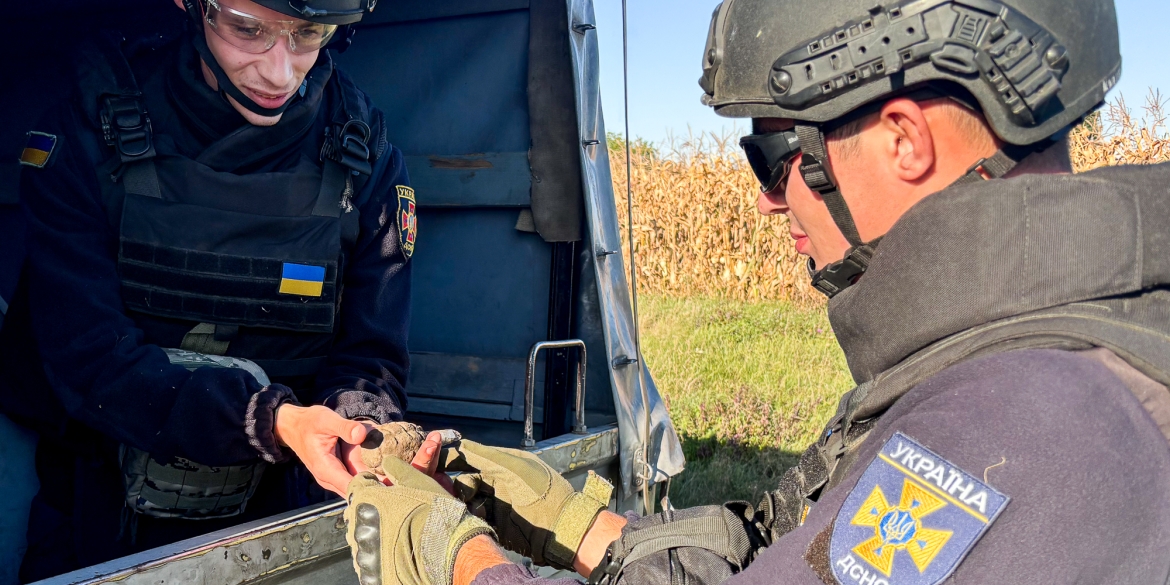 На Вінниччині знищили ручну гранату Ф-1 часів Другої світової війни