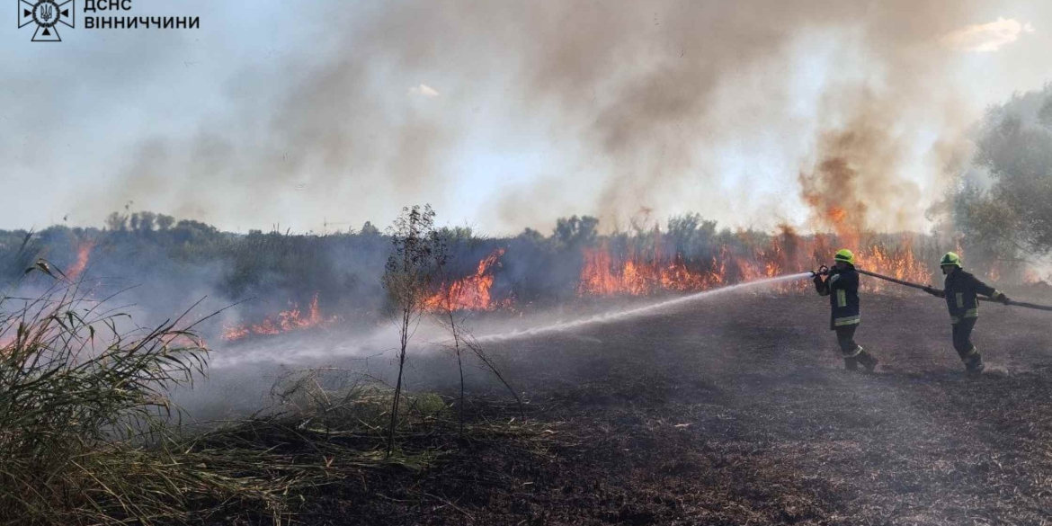 На Вінничині рятувальники 19 разів виїздили на ліквідацію пожеж