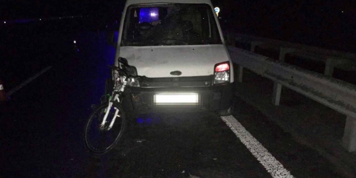 На в'їзді у Вінницю водій Ford Transit збив велосипедиста