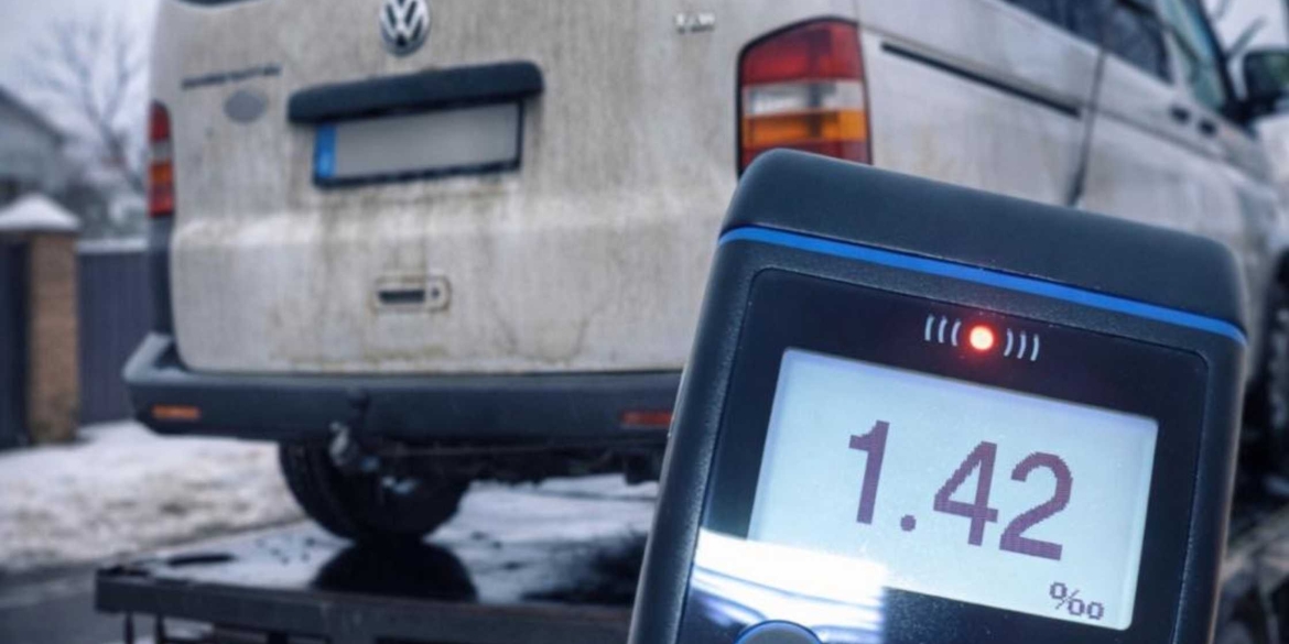 На вулиці Бучми у Вінниці п’яний водій намагався втекти від патрульних