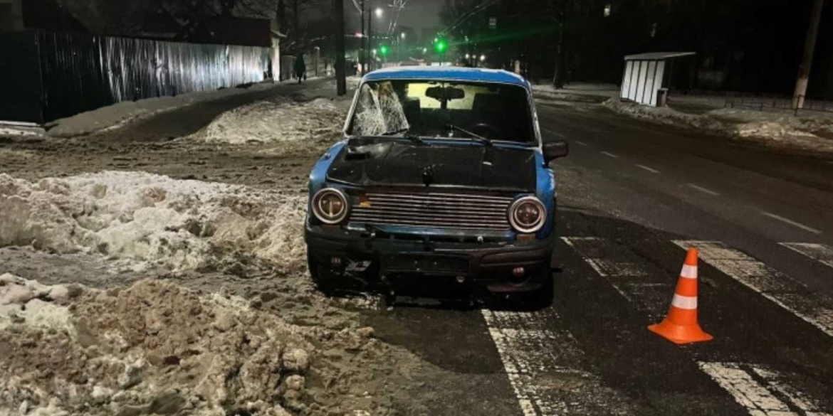 На вулиці Левка Лук’яненка легковик збив жінку на нерегульованому пішохідному переході