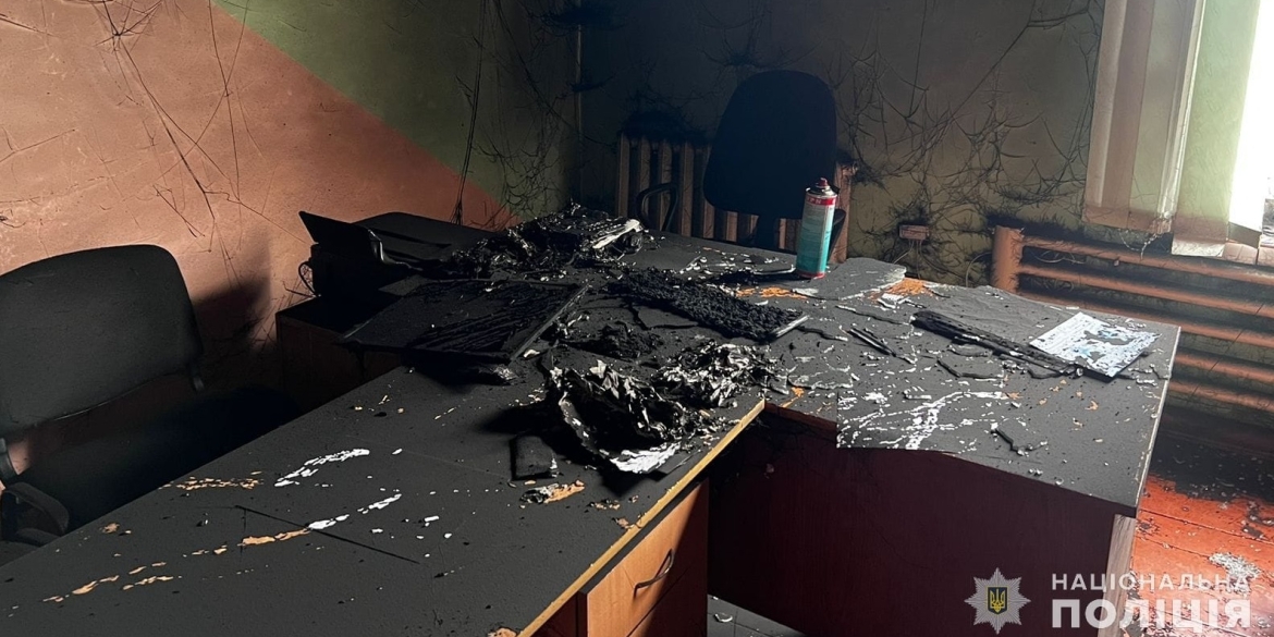 На Жмеринщині двоє учнів підпалили кабінет директора школи