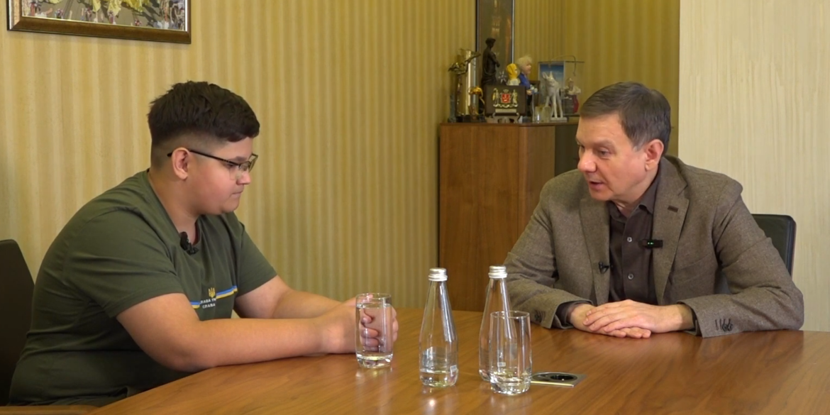 Наймолодший журналіст України поспілкувався із мером Вінниці