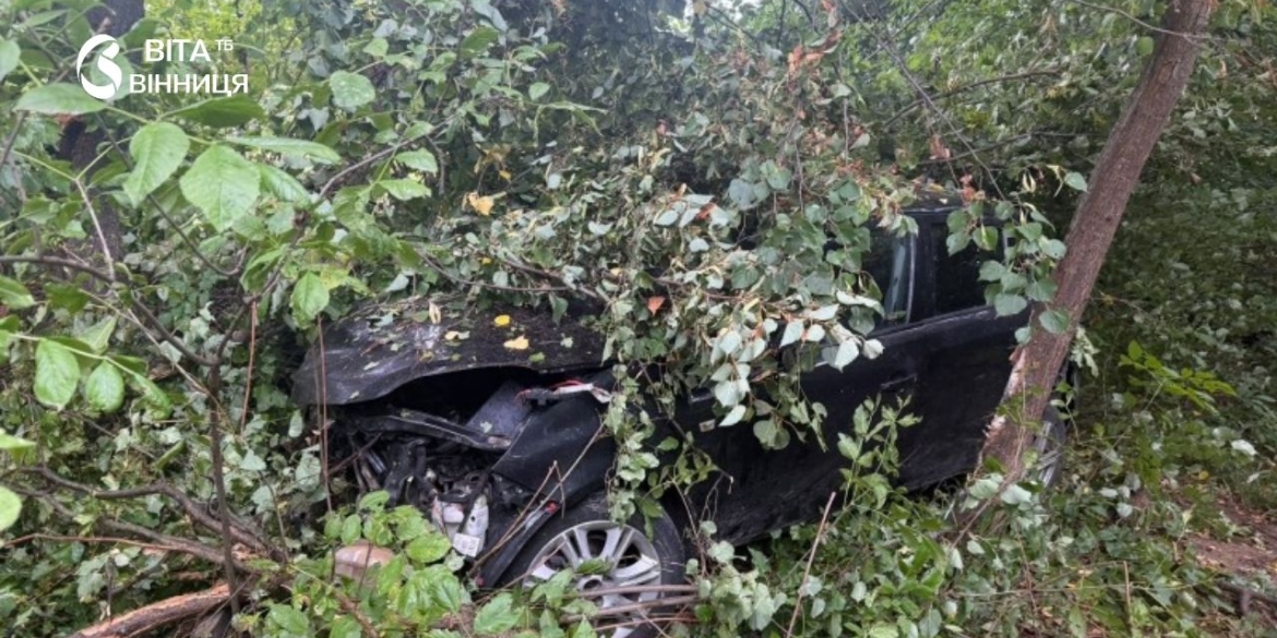 Не впорався з керуванням 39-річний водій напідпитку з’їхав з дороги на Вінниччині