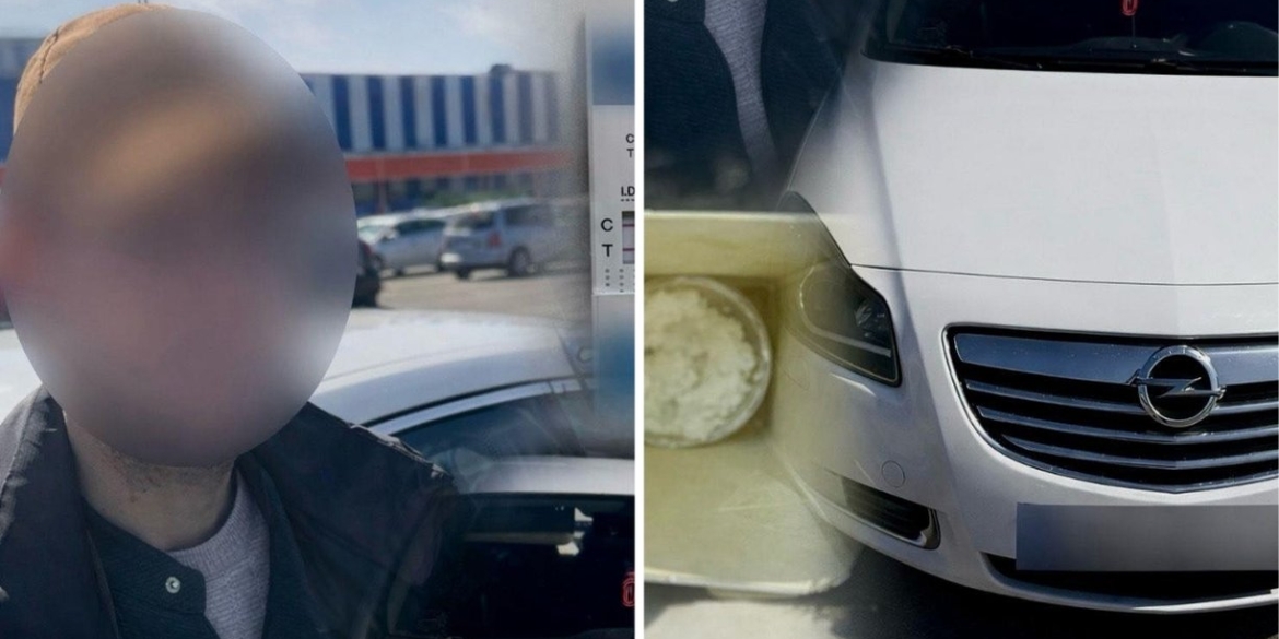 Нерви підвели у Вінниці зупинили Opel з наркотиками та водієм без прав