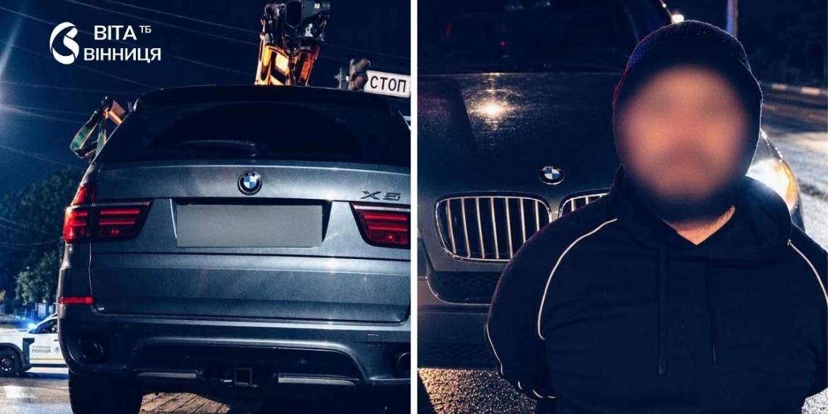 Нічна погоня у Вінниці авто порушника зупинили лише блокуванням