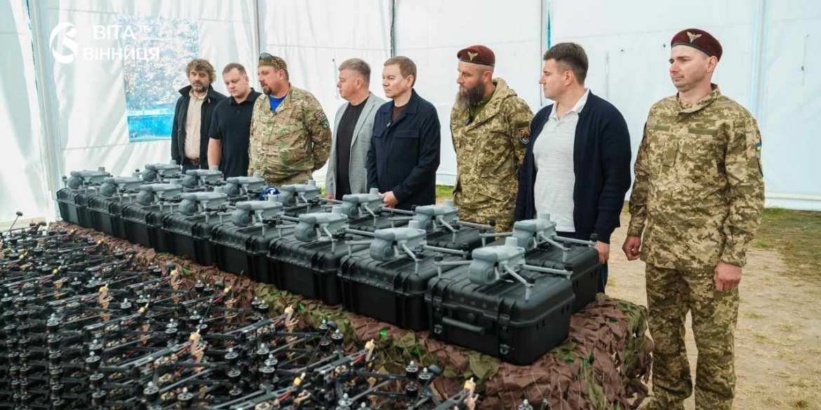 Одні бачать, інші б'ють бійці на Сумському напрямку отримали від Вінниці 300 FPV-дронів і 15 розвідників Matrice