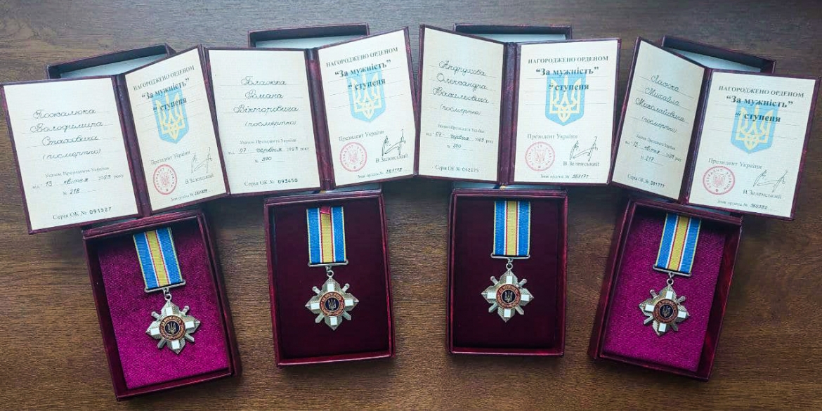 Орденами "За мужність" посмертно нагородили чотирьох Героїв з Барської громади