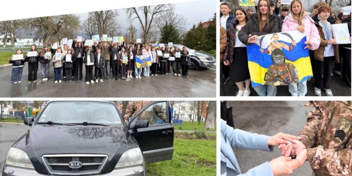 Освітяни ліцею №36 у Вінниці передали на фронт уже другий автомобіль