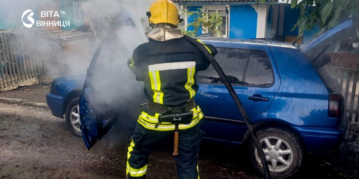 П'ять пожеж за добу на Вінниччині від легковика до займань у трьох громадах