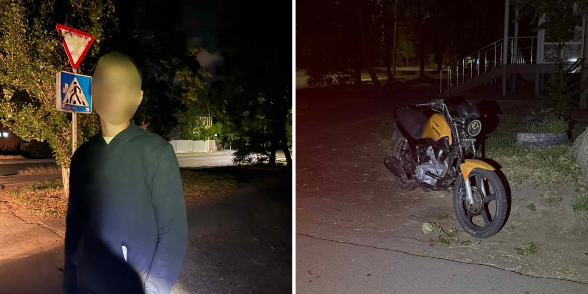 Патрульні зупинили у Вінниці підпилого 18-річного водія мотоцикла
