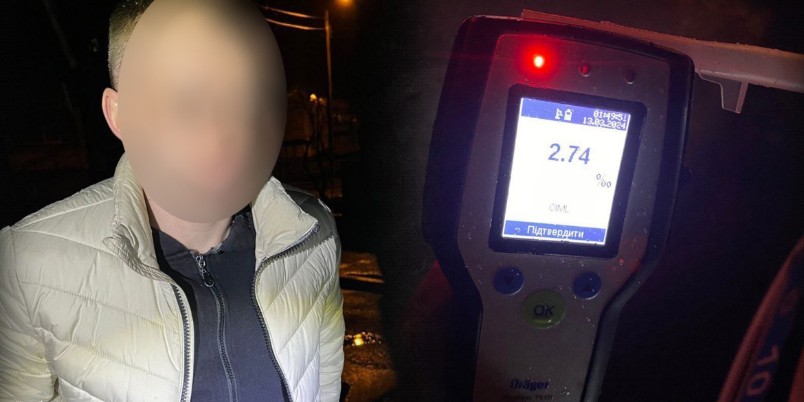 Перевищення норми в 14 разів - у Вінниці зупинили п'яного водія "фольца"
