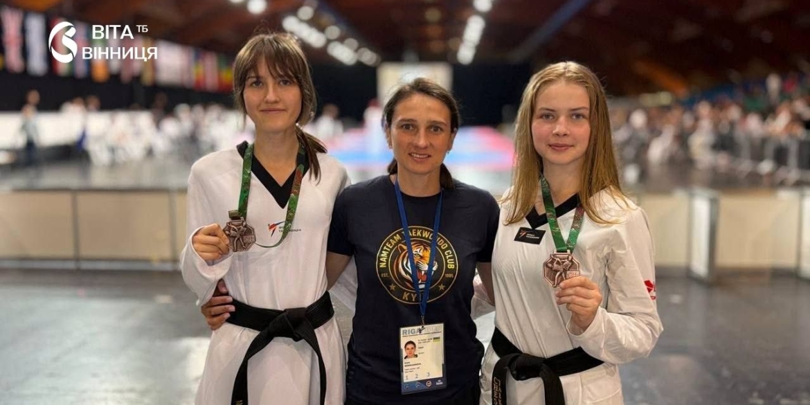 Перша в історії Вінниці тхеквондистка Ірина Чесалкіна привезла з Риги бронзу серед дорослих
