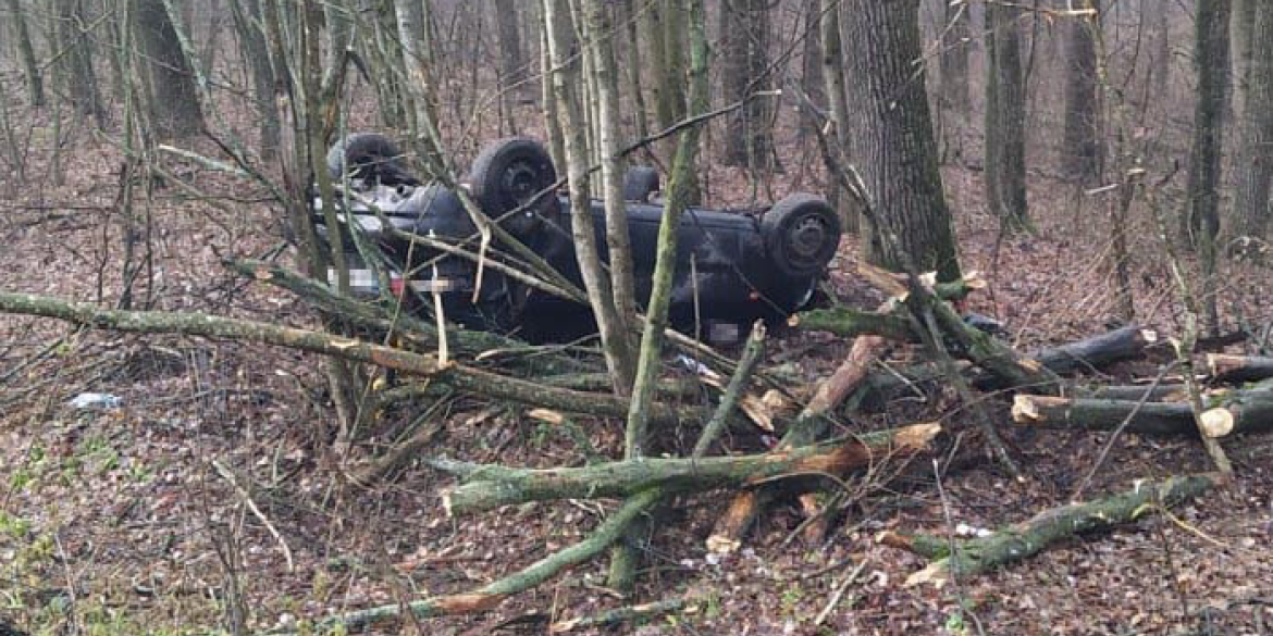 Під Вапняркою 22-річна водійка «ЗАЗ» не впоралась з керуванням