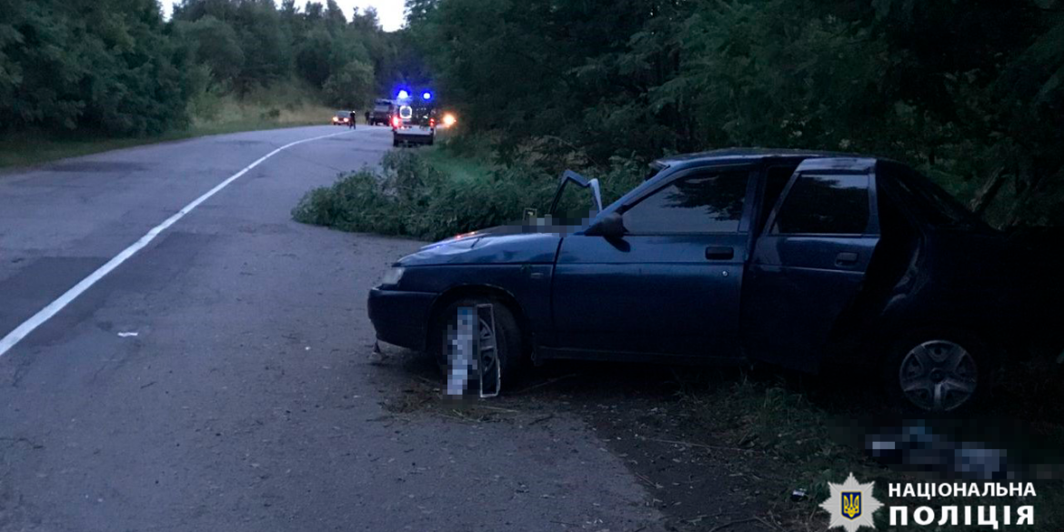 Під Вінницею в аварії розбився на смерть 25-річний пасажир ВАЗу