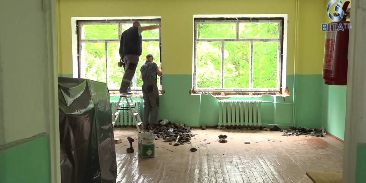 ЮНІСЕФ та громада Вінниці спільно фінансують ремонт пошкодженого обстрілом дитсадка