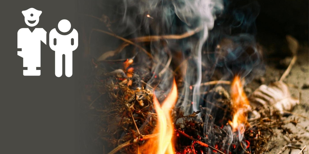 Полюють на паліїв на вулиці Вінниці вийшли мобільні групи з протидії спалюванню відходів