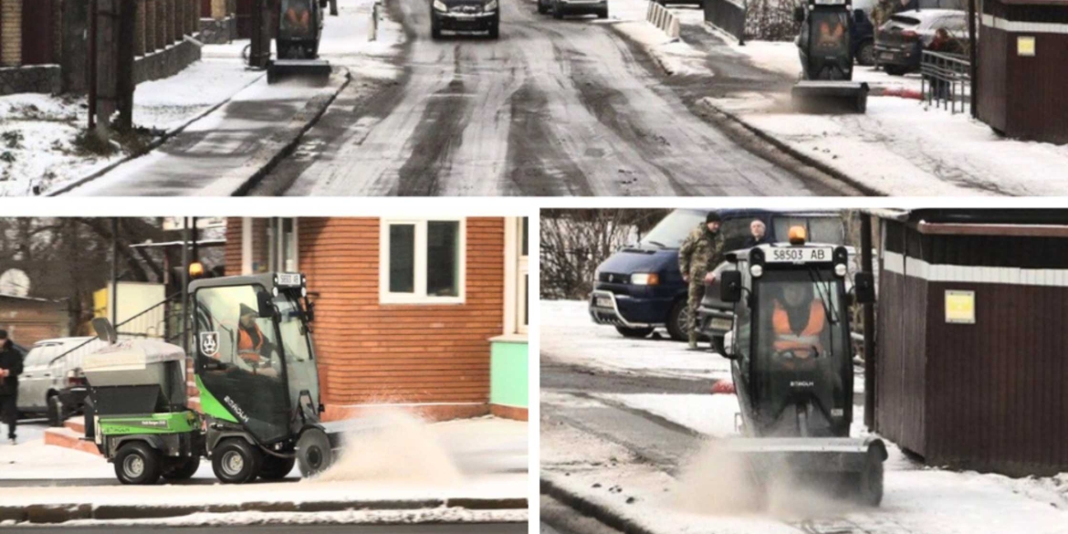Понад 30 одиниць спецтехніки залучили до прибирання Вінниці від снігу