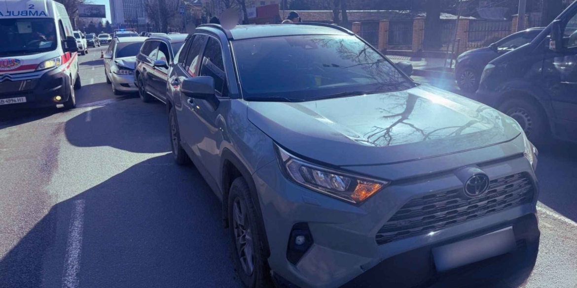 Потрійна аварія сталась у Вінниці на вул.Магістратській