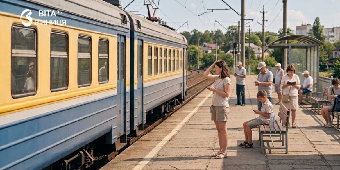 Поїзд до Козятина курсує з затримкою понад годину через загрозу обстрілів