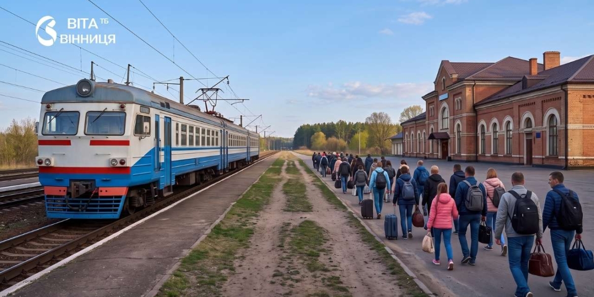Поїзд №889890 з Житомирщини рушив до Вінниці з великим запізненням