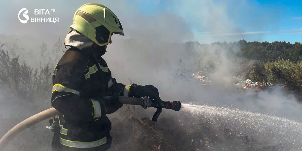 Пожежі в екосистемах охопили п'ять районів та Вінницю за добу
