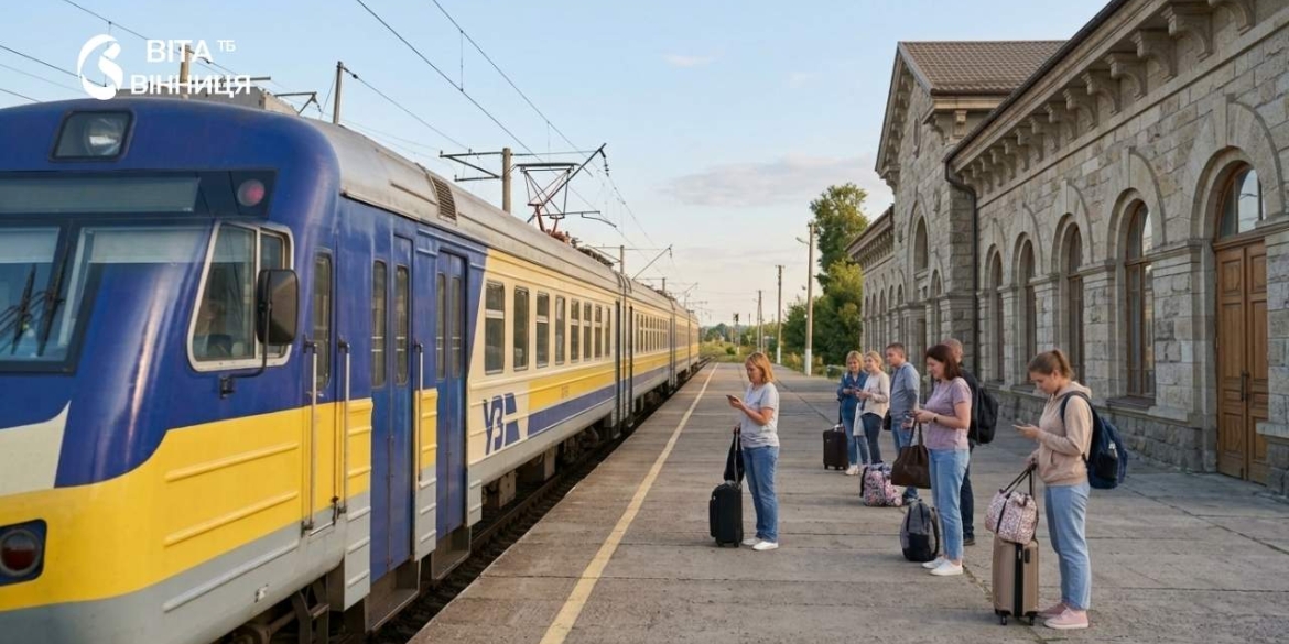 Приміські поїзди на Вінниччині та Житомирщині курсують із затримкою