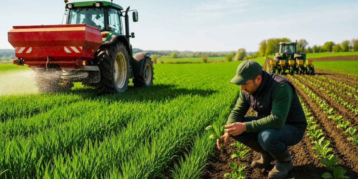 Пшениця, горох та цукрові буряки аграрії Вінницької області звітують про перші весняні рекорди