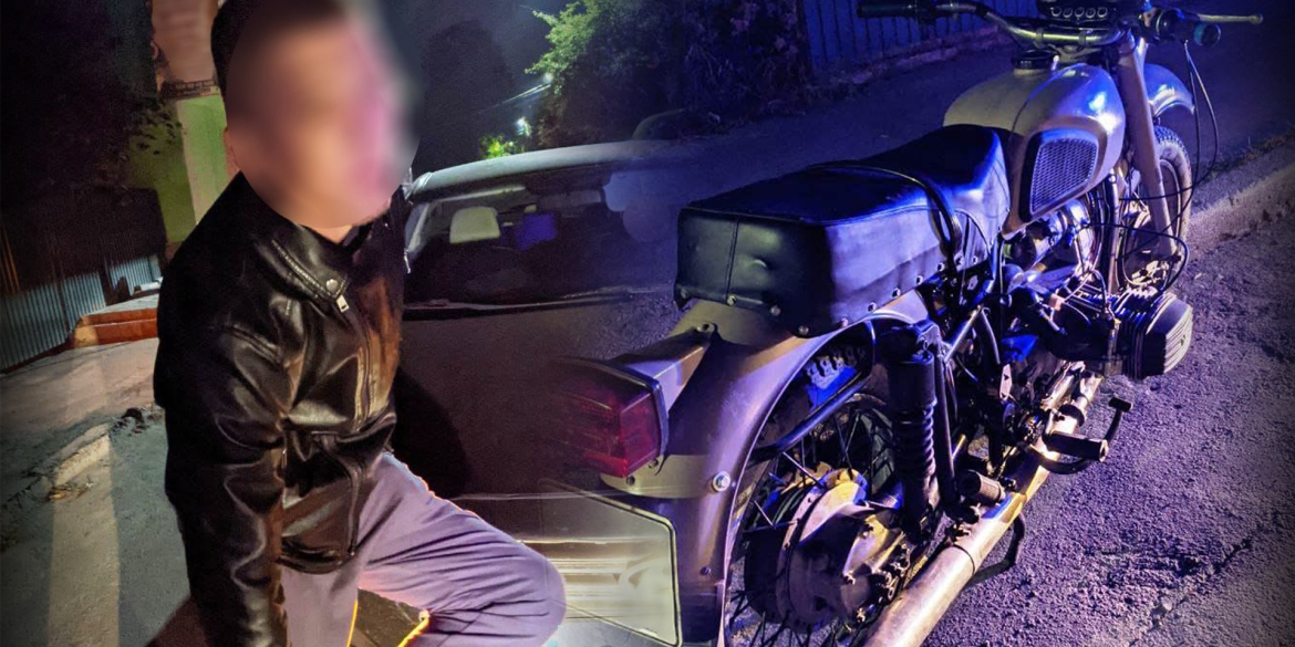 П'яний мотоцикліст, який вночі розшивав Вінницею, отримав два протоколи
