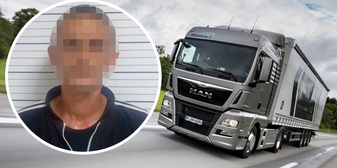 Рецидивіст викрав у водія вантажного автомобіля «MAN» 8000 доларів