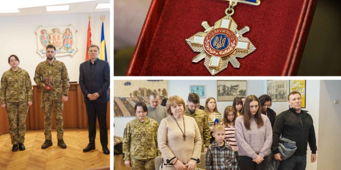 Родині полеглого прикордонника у Вінниці передали посмертну нагороду – орден «За мужність»
