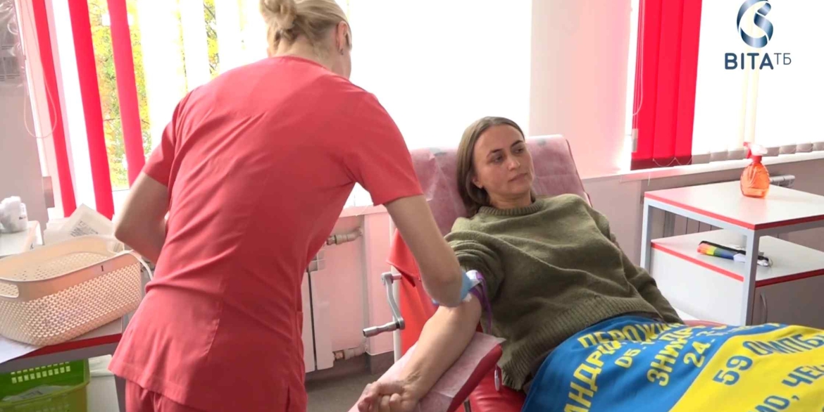  Родини зниклих безвісти захисників здали у Вінниці кров для поранених військових