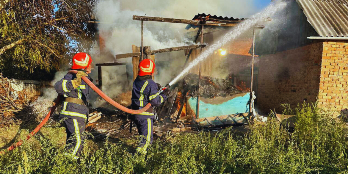 Рятувальники Вінниччини за добу 14 разів виїжджали на ліквідації пожеж