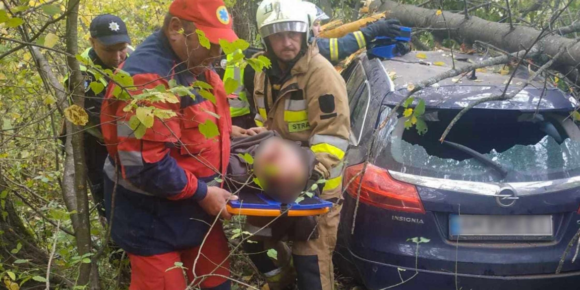 Рятувальники деблокували із розтрощеної автівки 50-річного водія на автошляху Вінниця-Житомир. 