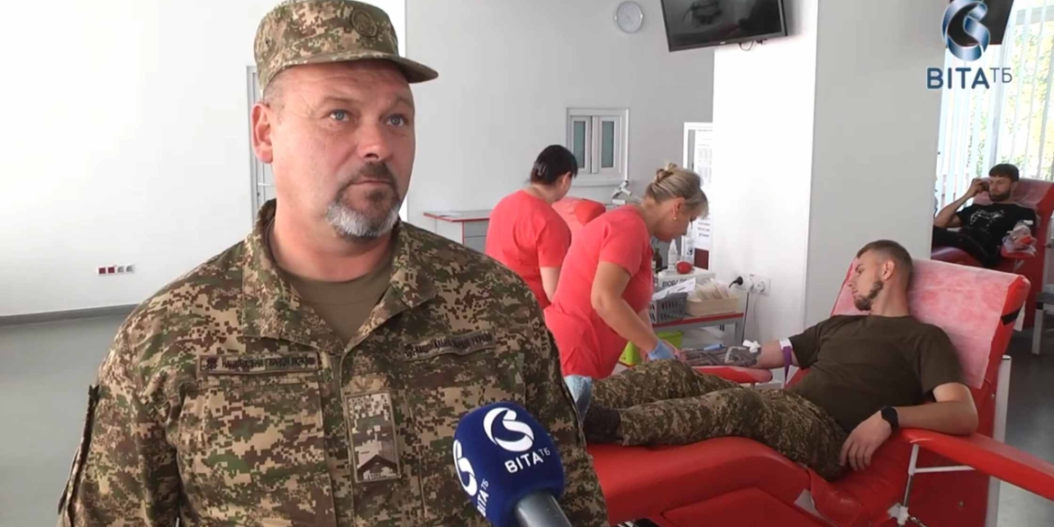Рятують побратимів бійці вінницького полку нацгвардії стали донорами крові