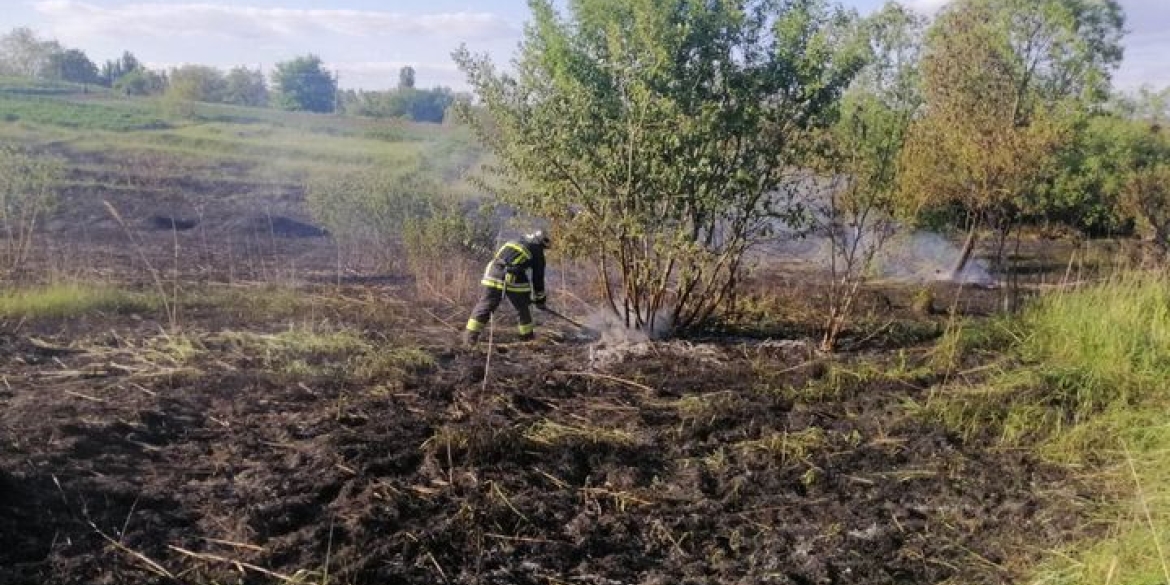 Сім пожеж в екосистемах сталося за добу на Вінниччині