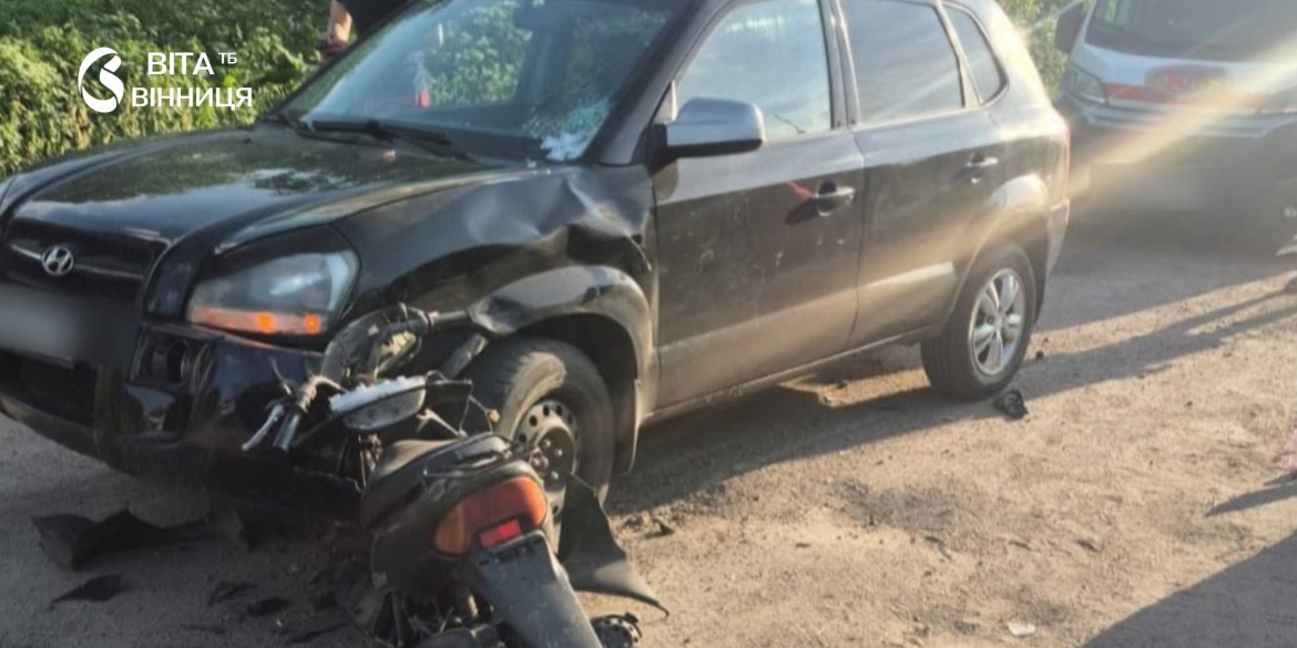 Смертельна ДТП у Вахнівці після зіткнення з Hyundai загинув підліток на скутері