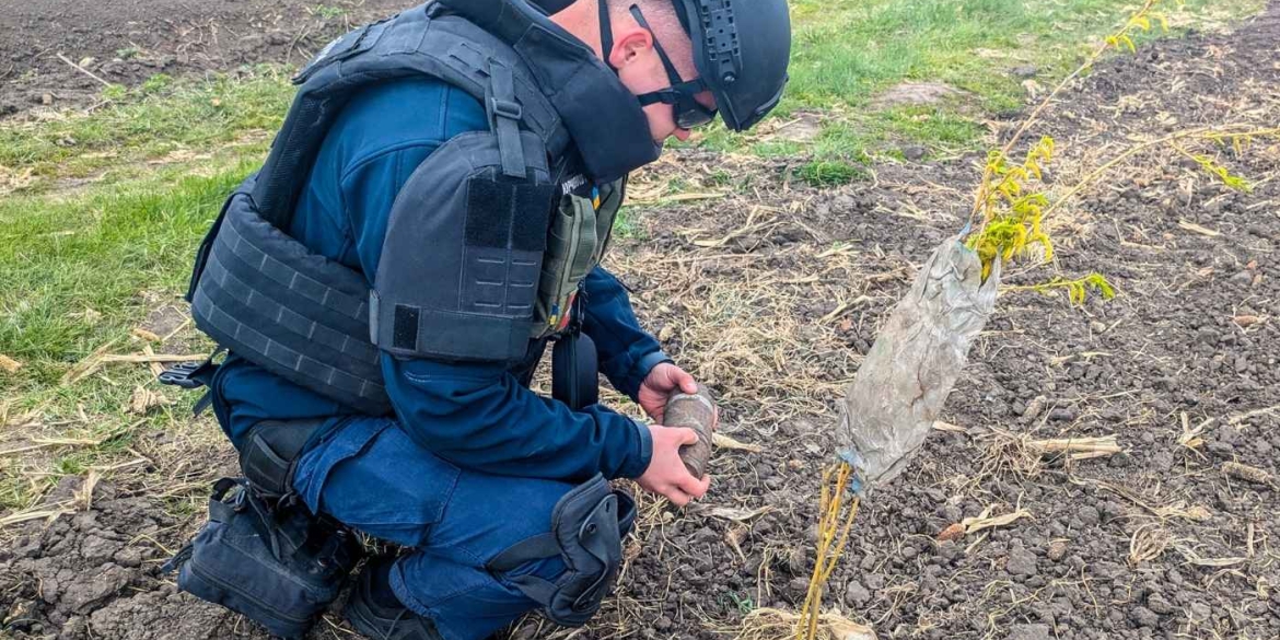 Снаряд просто неба на Вінниччині ліквідували загрозу часів війни