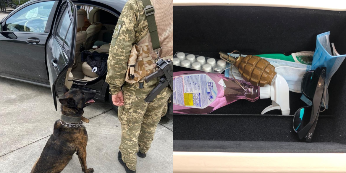 "Сувенір" подарували: на Вінниччині прикордонники знайшли гранату в іноземця