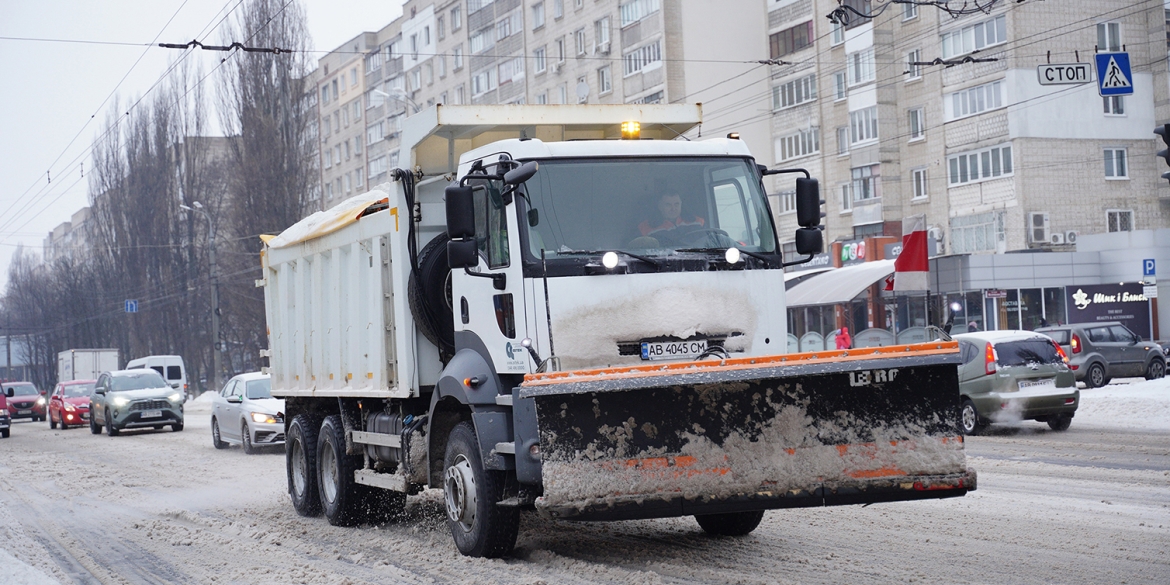 За неякісне прибирання вулиць Вінниці від снігу оштрафували “Магістраль”