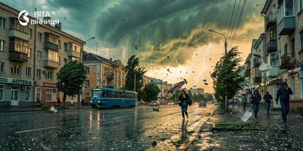 Синоптики попередили 20 липня на Вінниччину прийдуть грози, град і шквалистий вітер