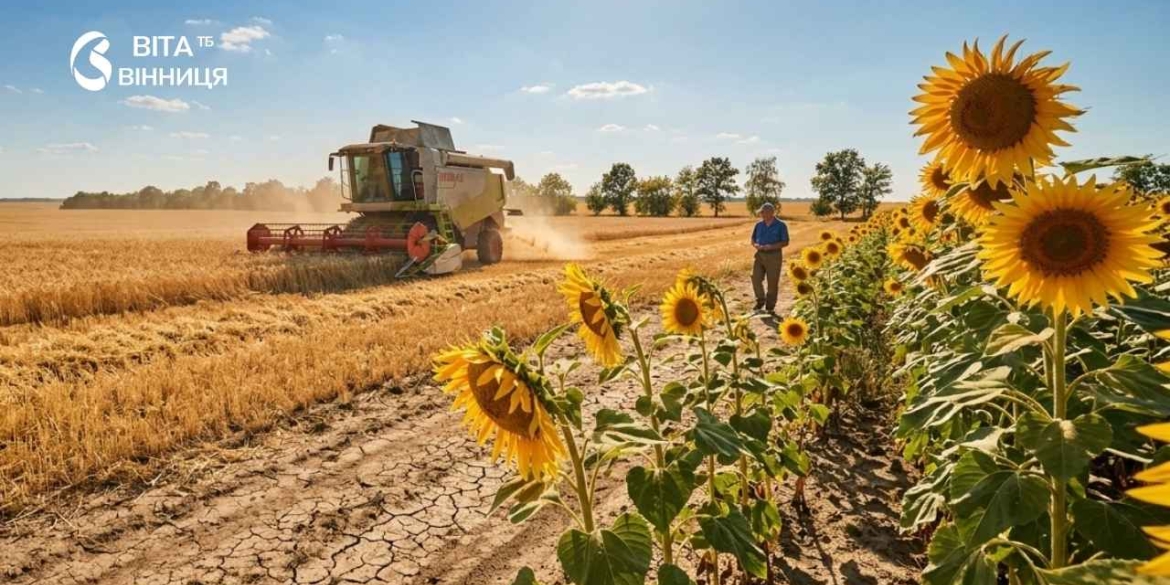 Синоптики розповіли, як спека та посуха вплинули на врожай на Вінниччині у серпні